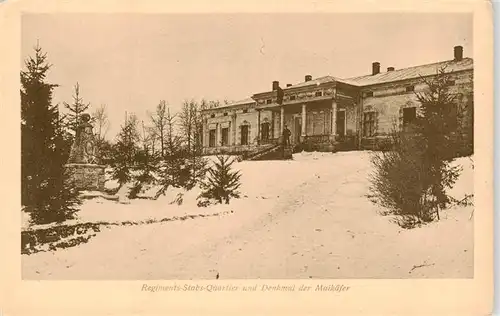 AK / Ansichtskarte  Ternopil_UA Regiments Stabs Quartier und Denkmal der Maikaefer Feldpost 