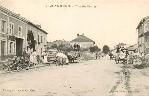 AK / Ansichtskarte  Jeanmenil_88_Vosges Rue du Centre 