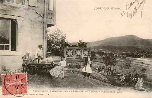 AK / Ansichtskarte  Saint-Die-des-Vosges Terrasse du Restaurant de la Laiterie St Martin Saint-Die-des-Vosges