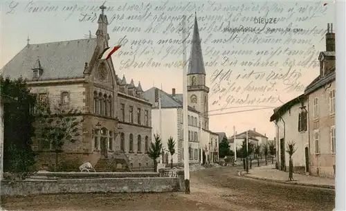 AK / Ansichtskarte  Dieuze_Duss_57_Moselle Bahnhofstrasse Feldpost 
