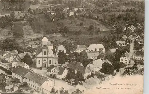 AK / Ansichtskarte  Mollau_68_Haut-Rhin Ortsansicht mit Kirche 