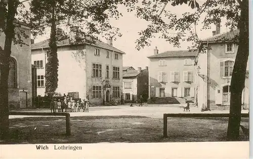 AK / Ansichtskarte  Wich_57_Moselle_Lothringen Dorfplatz 