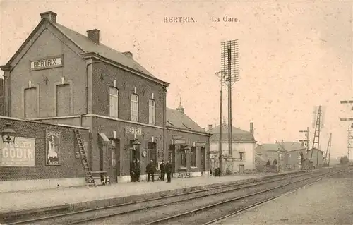 AK / Ansichtskarte  Bertrix_Belgie La Gare Feldpost 