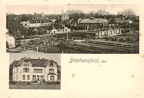 AK / Ansichtskarte  Stephansfeld_Brumath_67_Bas-Rhin Ortsansicht mit Kirche 