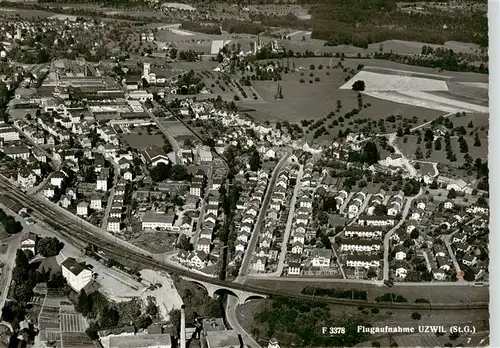 AK / Ansichtskarte  Uzwil_SG Fliegeraufnahme 