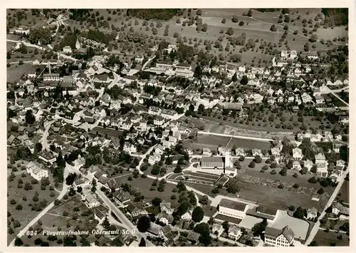 AK / Ansichtskarte  Oberuzwil_SG Fliegeraufnahme 