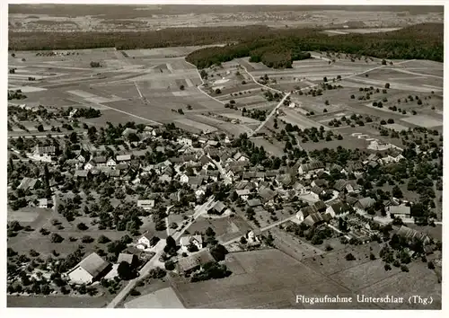 AK / Ansichtskarte  Unterschlatt_Basadingen_TG Fliegeraufnahme 