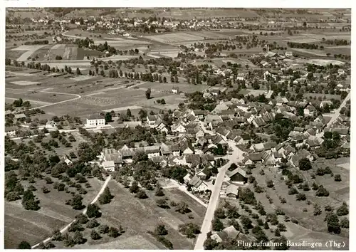 AK / Ansichtskarte  Basadingen_TG Fliegeraufnahme Basadingen TG