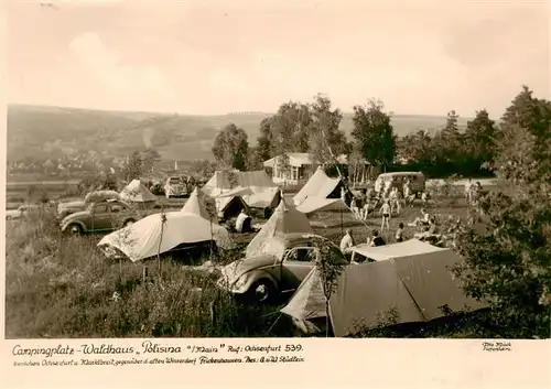 AK / Ansichtskarte  Ochsenfurt Campingplatz Waldhaus Polisina Ochsenfurt