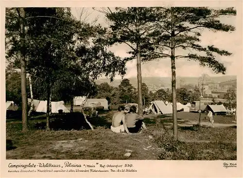 AK / Ansichtskarte  Ochsenfurt Campingplatz Waldhaus Polisina Ochsenfurt