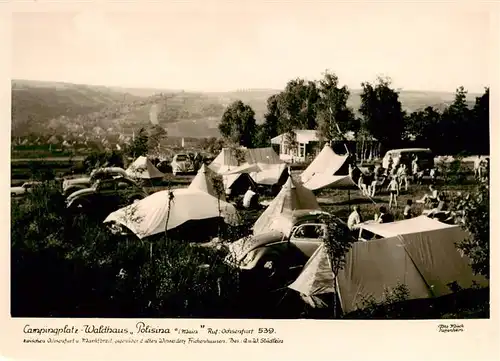 AK / Ansichtskarte  Ochsenfurt Campingplatz Waldhaus Polisina Ochsenfurt