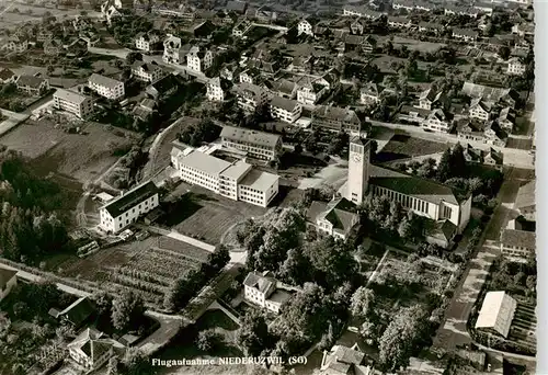 AK / Ansichtskarte  Niederuzwil_Uzwil_SG Ansicht mit Kirche 