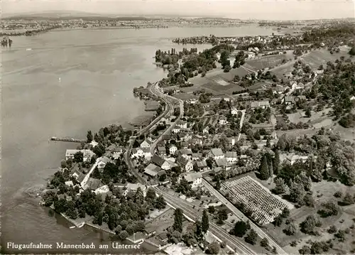 AK / Ansichtskarte  Mannenbach-Salenstein_TG Panorama mit Untersee 