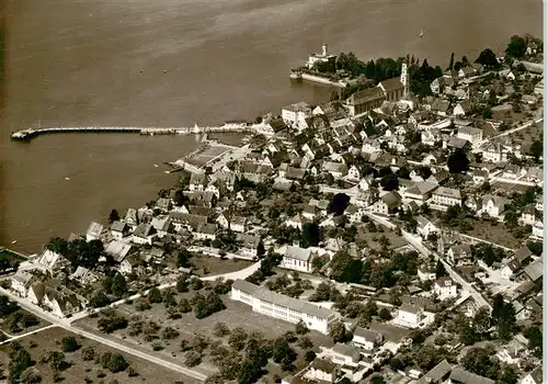 AK / Ansichtskarte  Langenargen_Bodensee Fliegeraufnahme Langenargen Bodensee