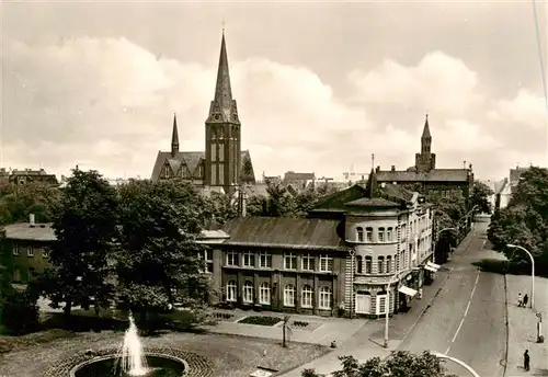 AK / Ansichtskarte  Bitterfeld HO Hotel Central Walter Rathenau Strasse Bitterfeld