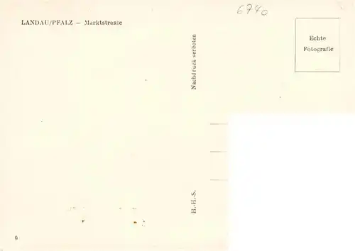 AK / Ansichtskarte  Landau__Pfalz Marktstrasse 