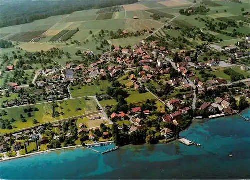 AK / Ansichtskarte  Uttwil Fliegeraufnahme am Bodensee Uttwil