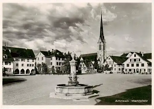 AK / Ansichtskarte  Amriswil_Amrisweil_TG Marktplatz 