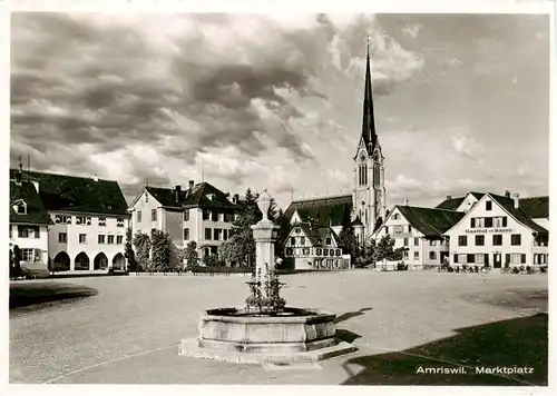 AK / Ansichtskarte  Amriswil_Amrisweil_TG Marktplatz 