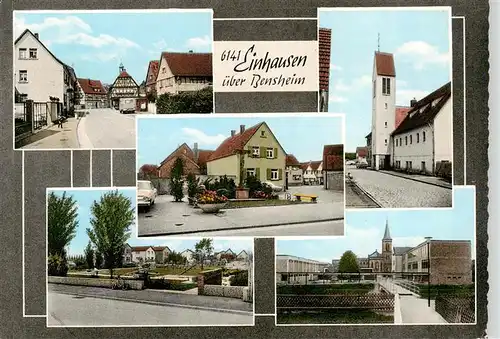 AK / Ansichtskarte 73873447 Einhausen_Hessen_Bensheim Ortsansichten Kirche Markt 