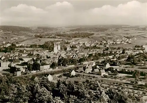 AK / Ansichtskarte  Muennerstadt Fliegeraufnahme Muennerstadt