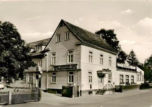 AK / Ansichtskarte  Bad_Harzburg Hotel Deutsches Haus Bad_Harzburg