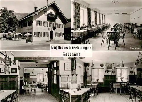 AK / Ansichtskarte  Farchant Gasthaus Kirchmayer Speisesaal Nebenzimmer Gaststube Farchant