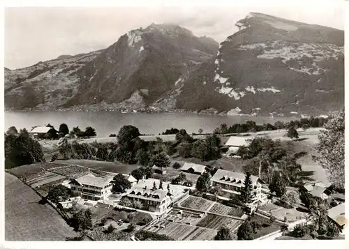 AK / Ansichtskarte  Aeschi_BE Kinderheimat Tabor Fliegeraufnahme Aeschi_BE