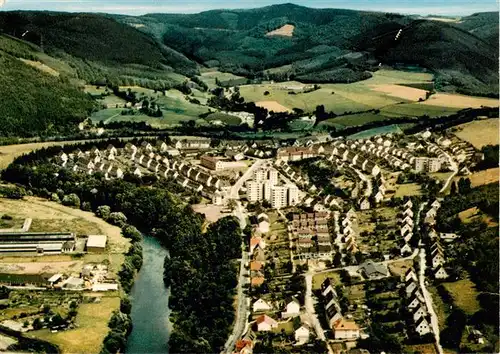 AK / Ansichtskarte  Plettenberg Eschensiedlung Fliegeraufnahme Plettenberg