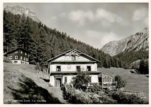 AK / Ansichtskarte  Zuort Gasthaus Zuort Val Sinestra Zuort