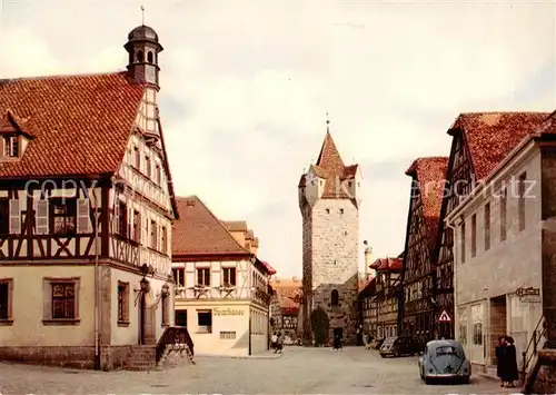 AK / Ansichtskarte  Herzogenaurach Rathaus und Fehnturm Herzogenaurach