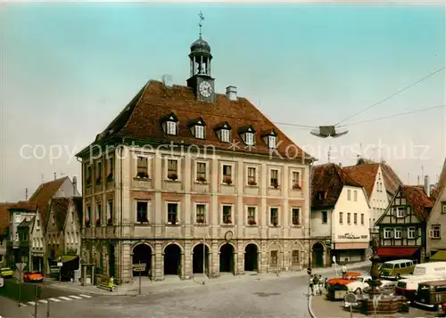 AK / Ansichtskarte  Neustadt_Aisch Rathaus Neustadt_Aisch