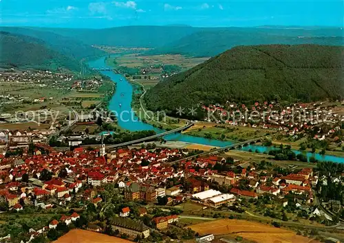 AK / Ansichtskarte  Lohr_Main Fliegeraufnahme Lohr_Main