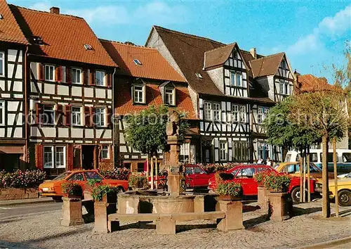 AK / Ansichtskarte  Buedingen_Hessen Marktplatz Buedingen Hessen