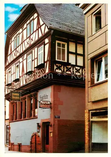 AK / Ansichtskarte 73873632 Miltenberg_Main Gasthof Fraenkische Weinstube Miltenberg Main