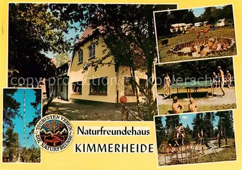 AK / Ansichtskarte 73873644 Steinkimmen Naturfreundehaus Kimmerheide Sendemast Kinderspielplatz Tischtennis Steinkimmen