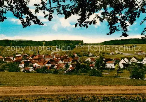 AK / Ansichtskarte  Wittershausen_Unterfranken_Oberthulba Panorama 