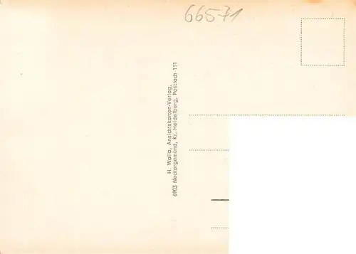 AK / Ansichtskarte  Bubach-Calmesweiler_Saar Ansicht mit Kirche Schule Schloss Teich Partie am Bach 