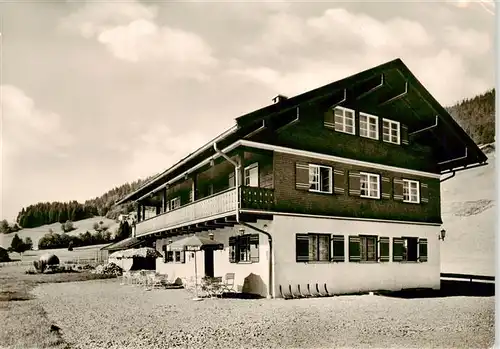 AK / Ansichtskarte  Langenwang_Fischen_Oberstdorf Hotel Pension Klause 