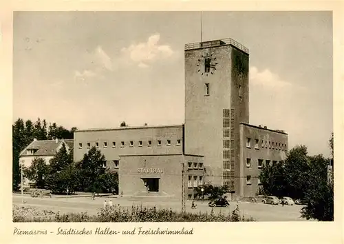 AK / Ansichtskarte 73873734 Pirmasens Staedtisches Hallen- und Freischwimmbad Pirmasens