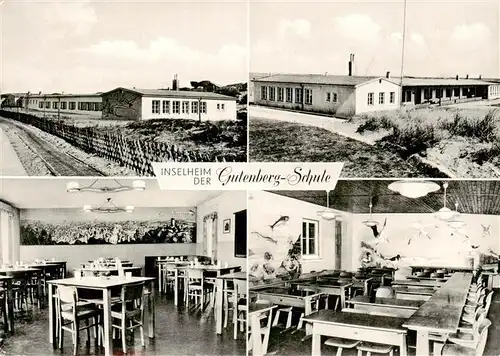 AK / Ansichtskarte 73873741 Wangerooge_Wangeroog_Nordseebad Inselheim der Gutenberg-Schule Klassenzimmer Speiseraum 