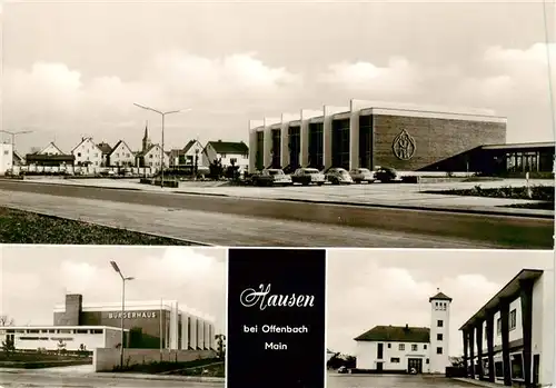 AK / Ansichtskarte  Hausen_Hessen_Offenbach Teilansichten Buergerhaus 