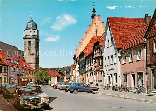 AK / Ansichtskarte  Weismain Ortspartie mit Kirche Weismain