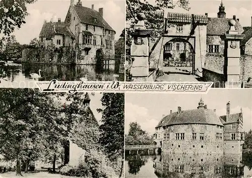 AK / Ansichtskarte  Luedinghausen Wasserburg Vischering Teilansichten Luedinghausen