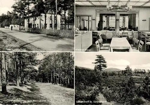 AK / Ansichtskarte 73873900 Bielefeld Senneheim der Kreisverbindung Bielefeld Christl. Vereine Junger Maenner e.V. Saal Hellweg Waldweg Landschaftspanorama Bielefeld