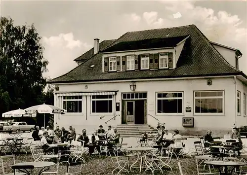 AK / Ansichtskarte  Nuertingen Waldheim Nuertingen Gaststaette Gartenterrasse Nuertingen