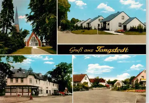 AK / Ansichtskarte 73873928 Tangstedt_Pinneberg_Hamburg Teilansichten Kirche Wohnsiedlung Ortsstrasse 