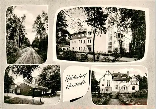 AK / Ansichtskarte  Hustedt_Celle Teilansichten Waldweg Hustedt_Celle