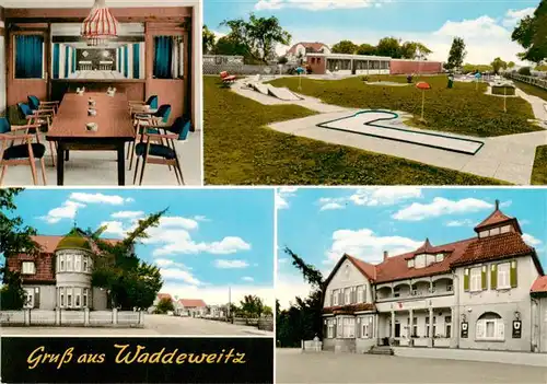 AK / Ansichtskarte  Waddeweitz Heide-Gasthaus Fischer Minigolf Waddeweitz