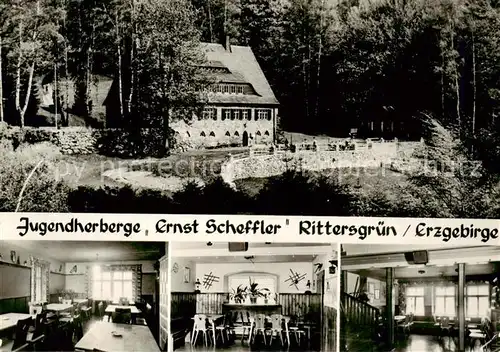 AK / Ansichtskarte 73873950 Rittersgruen Jugendherberge Ernst Scheffler Gastraeume Rittersgruen